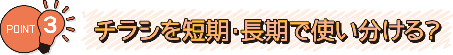 チラシは他媒体と連動しているか？